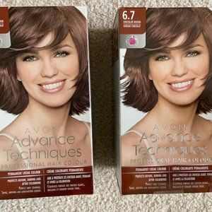 - $40.00 each Hair dye chocolate brown AVON Advance professional hair colour 6.7